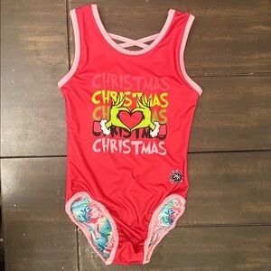 Coco Vida Grinch Winter Forest Reversible Leotard